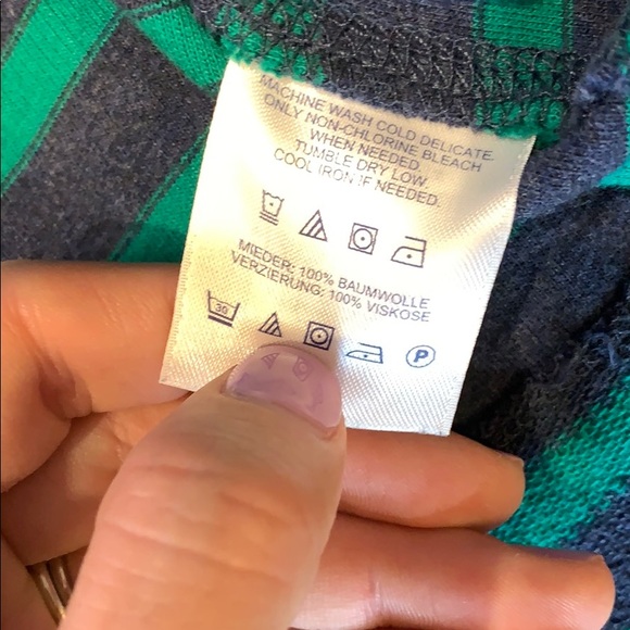 Lands End Striped Anchor Sweater - Picture 6 of 7